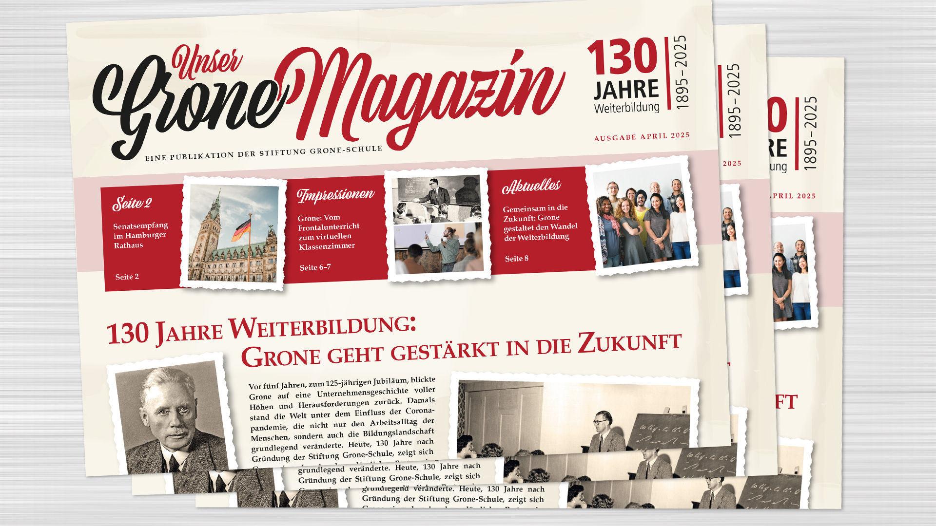 Grone Jubiläumsmagazin 2025