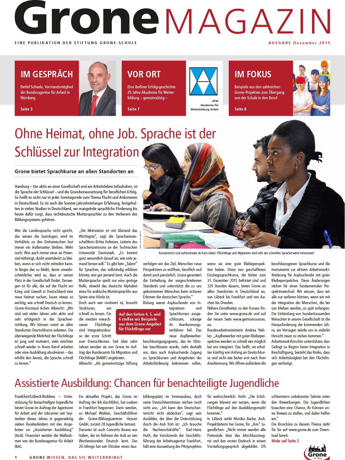 Grone Magazin Dezember 2018